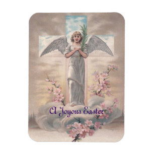 Vintager Angel und Kreuzfahrten Magnet