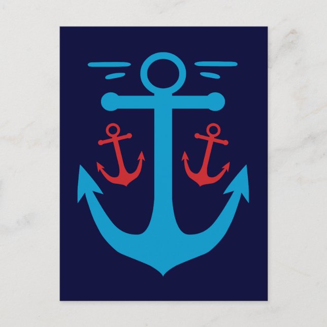 Vintager Anker Postkarte (Vorderseite)