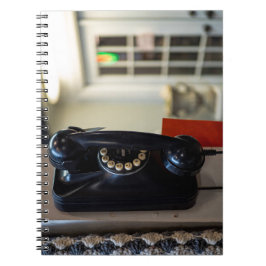 Vintager Anruf: Retro-Telefon Notizblock