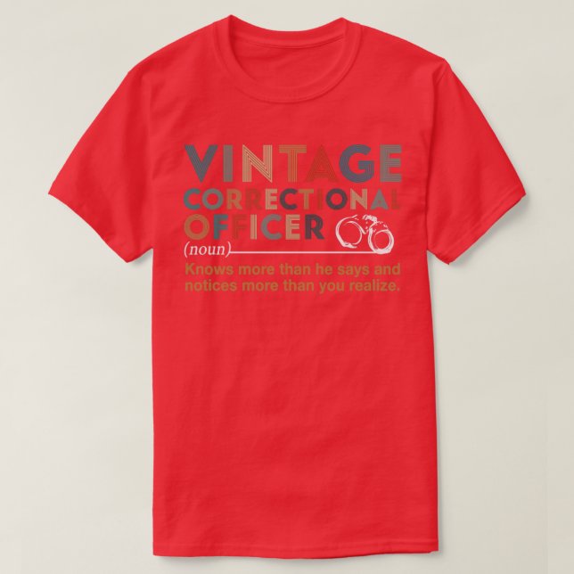 Vintager Anweisungsbefugter T-Shirt (Design vorne)