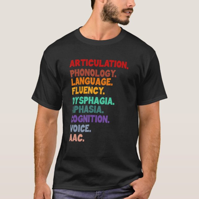 Vintager Anwendungsbereich Praxissprache Therapie  T-Shirt (Vorderseite)