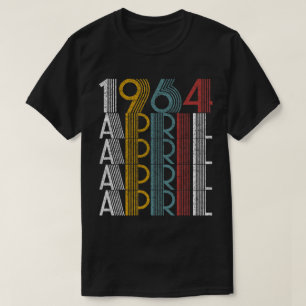 Vintager April 1964 Geburtstagsgeschenke Männer F T-Shirt