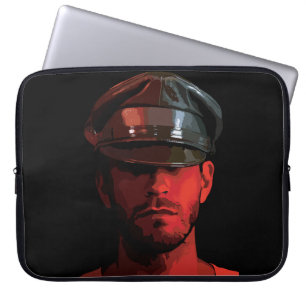 Vintager Arbeitnehmer: Chivalry und Elegance Laptopschutzhülle