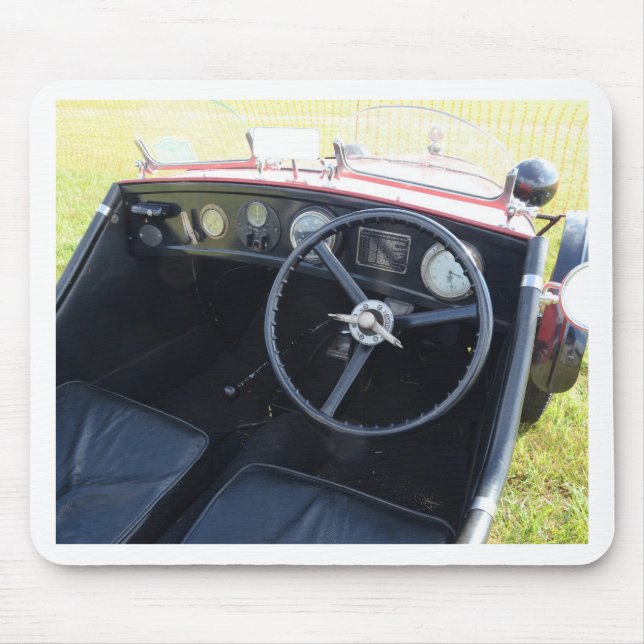 Vintager Armaturenbrett Austins sieben Mousepad (Vorne)