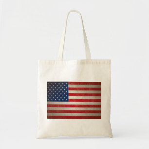 Vintager Art-amerikanische Flaggen-patriotischer Tragetasche