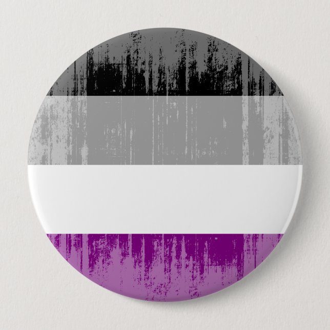 Vintager asexualer Stolz Button (Vorderseite)
