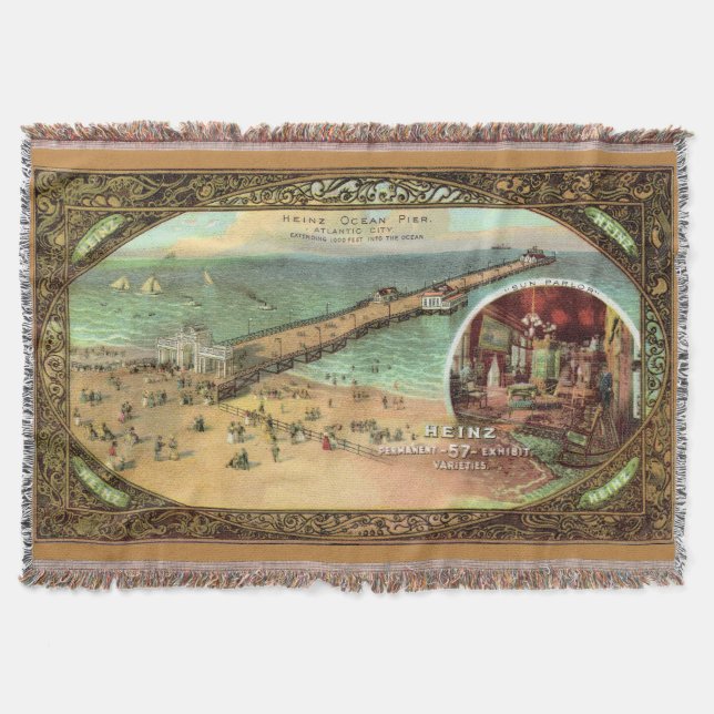 Vintager Atlantik-Stadtrandsteg Decke (Vorderseite)