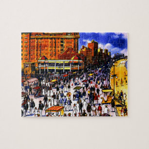 Vintager atlantischer Stadtverkehr