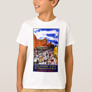 Vintager atlantischer Stadtverkehr T-Shirt