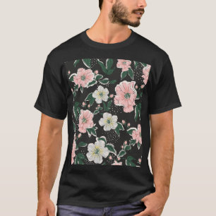 Vintager Ausdruck: abstraktes Muster T-Shirt