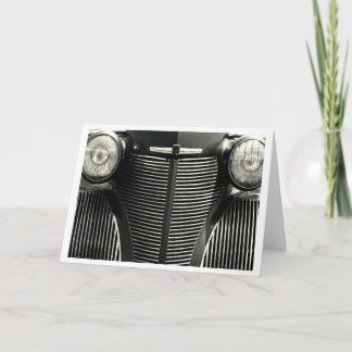 Vintager Auto-Grill Karte