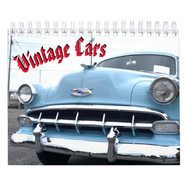Vintager Auto-Kalender Kalender (Titelbild)