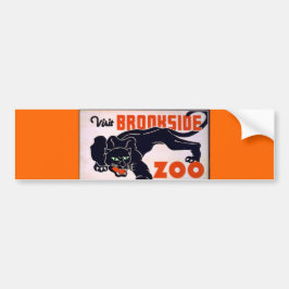 Vintager Autoaufkleber des schwarzen Panthers