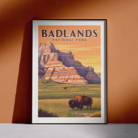 Vintager Badlands-Nationalpark