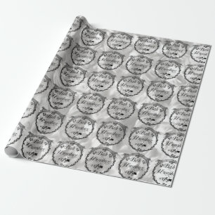 Vintager Bah Humbug Geschenkpapier
