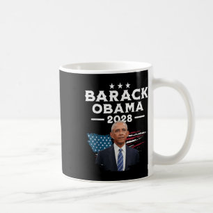 Vintager Barack Obama für Präsident 2028 - Obama 2 Kaffeetasse