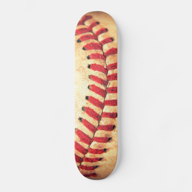 Vintager Basebalball Skateboard (Vorderseite)
