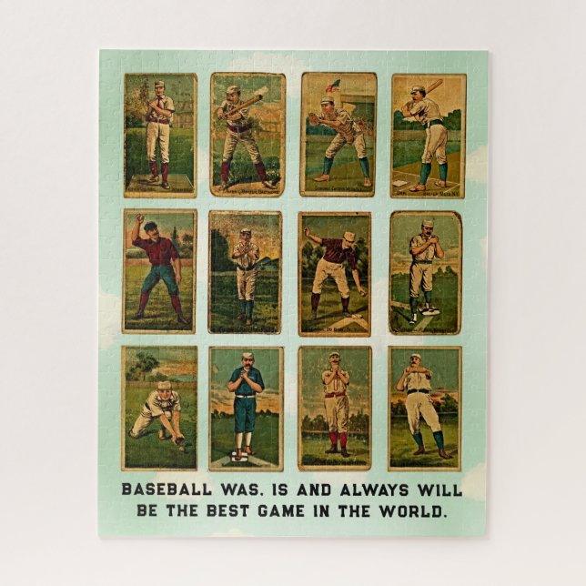 Vintager Baseball (Vertikal)