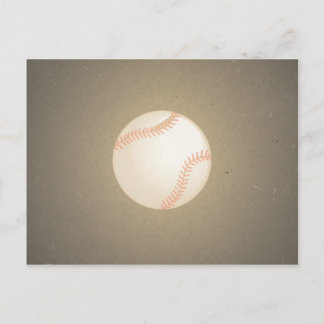 Vintager Baseball-Entwurf. Sport-Muster Postkarte