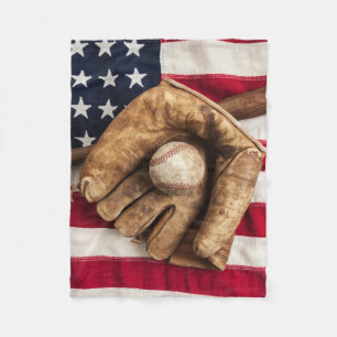 Vintager Baseball Fleecedecke