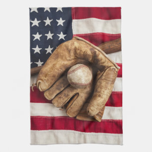 Vintager Baseball Handtuch