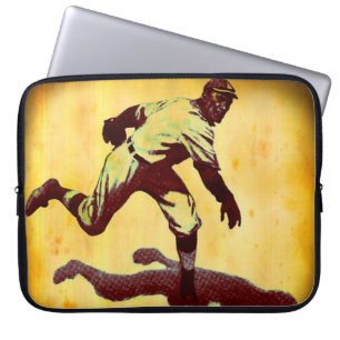 Vintager Baseball-Pitcher-Laptop-Computerschlauch Laptopschutzhülle