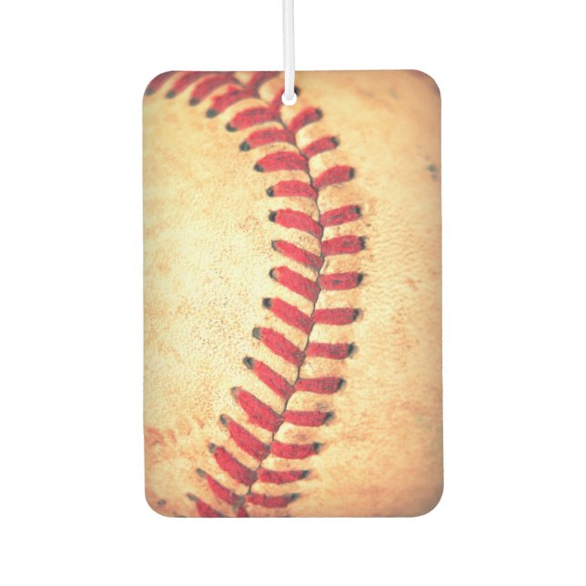 Vintager Baseballball Autolufterfrischer (Vorderseite)