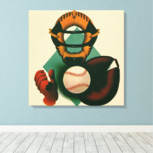 Vintager Baseballspieler, Mitt
