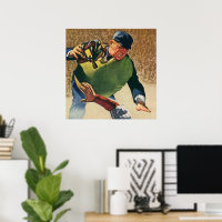 Vintager Baseballspieler, Umpire
