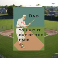 Vintager Baseballtag