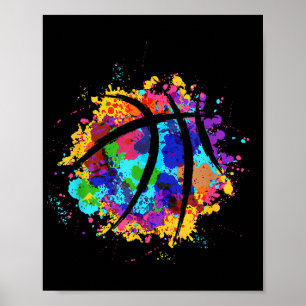 Vintager Basketball Grafikdesign Cool Basketball Poster