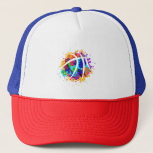 Vintager Basketball Grafikdesign Cool Basketball Truckerkappe