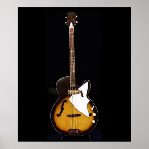 Vintager Bass-Druck der Harmonie-H22 Poster