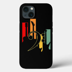 Vintager Bass Guitarist-Gitarrist und Gitarrist-Gi Case-Mate iPhone Hülle
