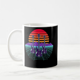 Vintager Bassist, Gitarrengitarrist Musi Kaffeetasse