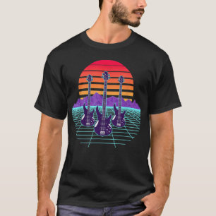 Vintager Bassist, Gitarrengitarrist Musi T-Shirt