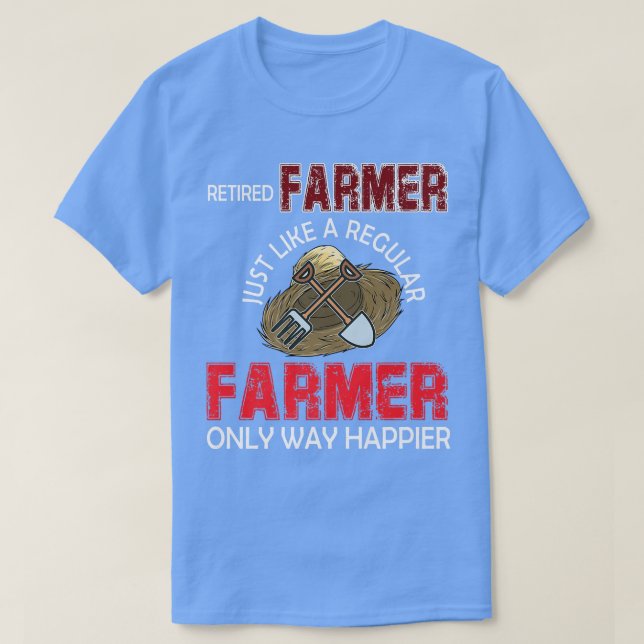Vintager Bauer Definition Bauer nur Happ T-Shirt (Design vorne)