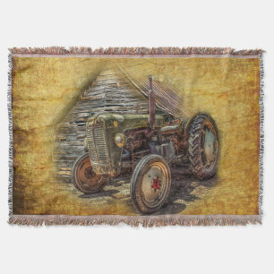 Vintager Bauerntraktor Decke