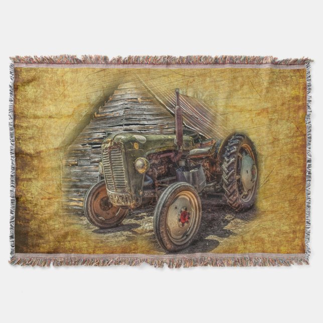 Vintager Bauerntraktor Decke (Vorderseite)