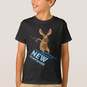 Vintager Beängstigender Geist über einem spöttisch T-Shirt