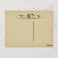 Vintager Beige Hintergrund für leeres Postkartenmu