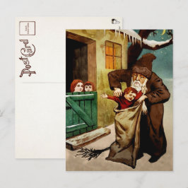 Vintager Belnickel mit schlechter Kinderpostkarte Postkarte