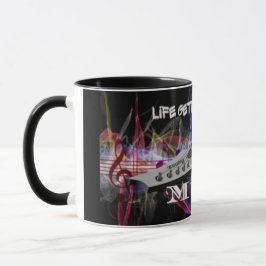 Vintager Beruflicher Musiklehrer Tasse