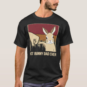 Vintager Best Bunny Vater je Fathday Geschenkklass T-Shirt