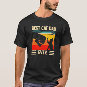 Vintager bester Cat Vater je Cat Daddy Gif 2 T-Shirt