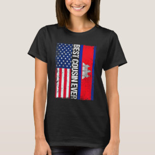 Vintager bester Cousin je Retro American Kambodsch T-Shirt