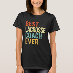Vintager bester Lacrosse Coach je Lacrosse Team Co T-Shirt