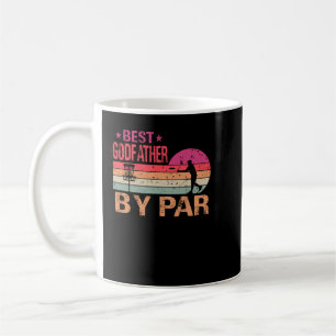 Vintager bester Pate Par Disk Golf T - Shirt Kaffeetasse
