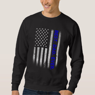 Vintager bester Vater je amerikanische Flagge beän Sweatshirt