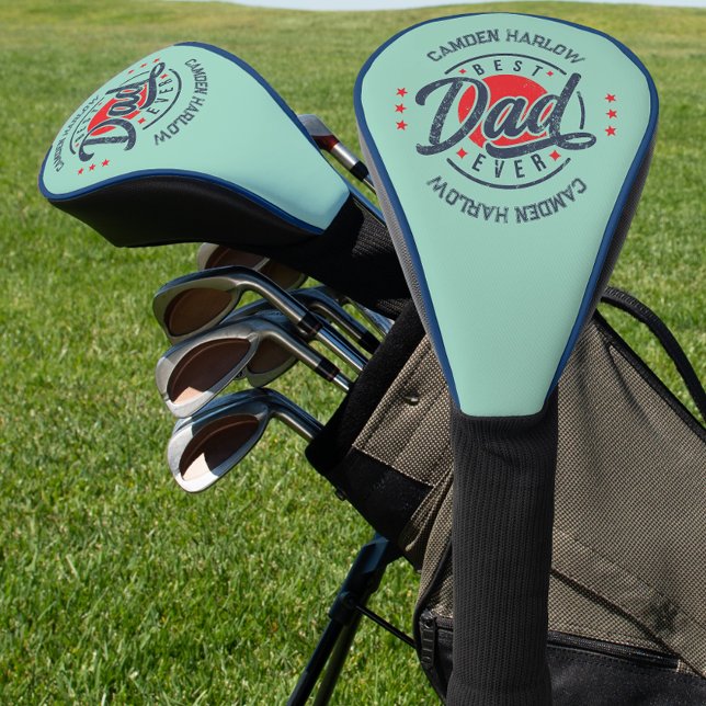 Vintager bester Vater je Name Golf Headcover (Von Creator hochgeladen)